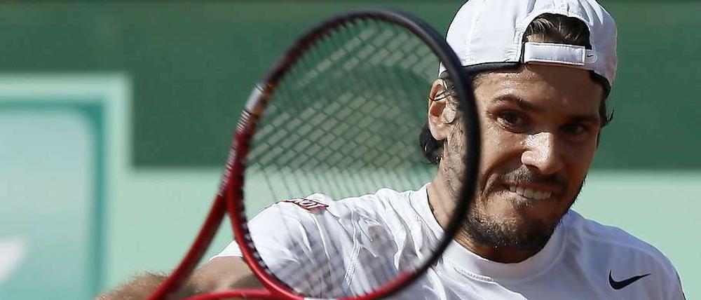 Achtelfinale verpasst. Bei den French Open in Paris musste sich Tommy Haas dem Franzosen Richard Gasquet geschlagen geben.