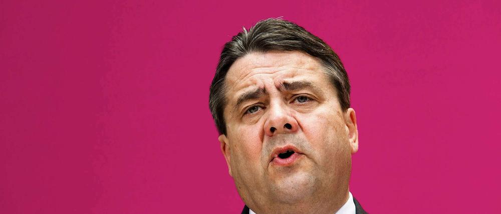 SPD-Chef Sigmar Gabriel. 