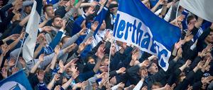 Hertha-Fans im Olympiastadion.