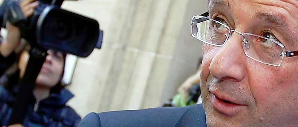 Francois Hollande kommt an diesem Dienstag zum Antrittsbesuch nach Berlin.