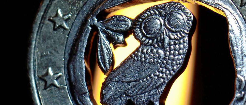 Der griechische Euro steht auf wackeligen Füßen.