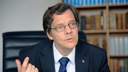 Landesbischof Markus Dröge ist seit 2009 im Amt und schafft es, innerkirchliche Gräben zuzuschütten.