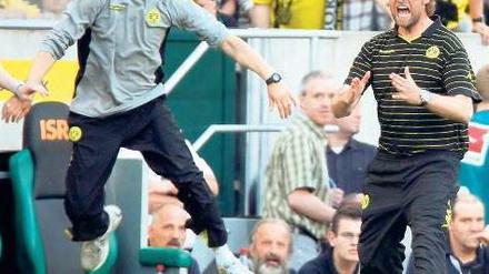 Schattenmann und Frontmann. Zeljko Buvac (links) und Jürgen Klopp.