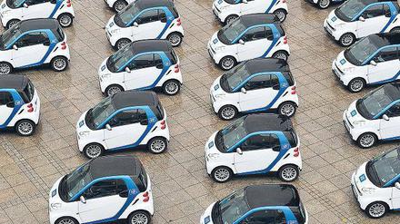 Neu am Start: Seit Donnerstag gibt es Car2go auch in Berlin. 