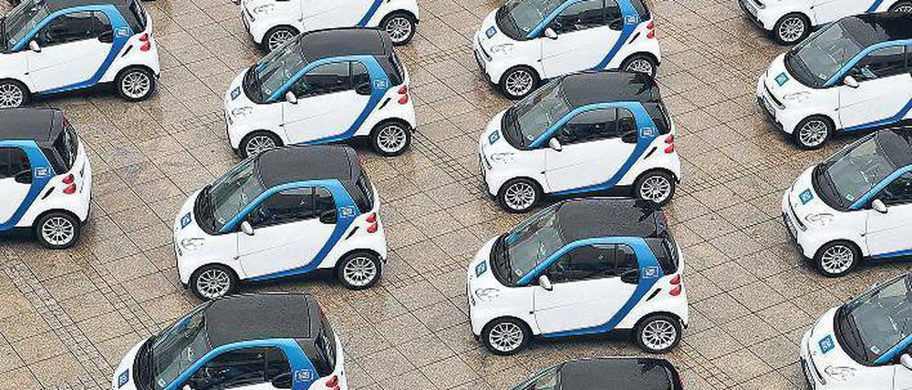 Neu am Start: Seit Donnerstag gibt es Car2go auch in Berlin. 