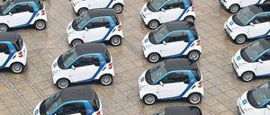 Neu am Start: Seit Donnerstag gibt es Car2go auch in Berlin. 