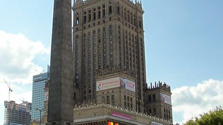 Der Warschauer Kulturpalast.