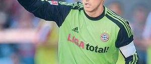 Servus, Bayern! Jörg Butt durfte gegen Stuttgart nochmal im Tor stehen. Foto: dpa