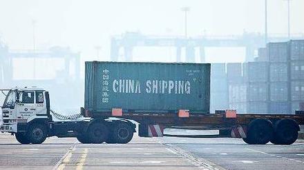In Fahrt. Die deutschen Exporte haben zu Jahresbeginns zugelegt – besonders dank der Nachfrage aus Asien. Foto: dapd