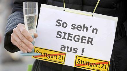 Der Wahlsieg in Baden-Württemberg beflügelt die S21-Gegner.