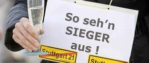 Der Wahlsieg in Baden-Württemberg beflügelt die S21-Gegner.