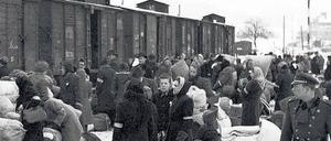 Unter großen Opfern. Douglas stützt sich auf Berichte von humanitären Organisationen, Diplomaten und auf Archivbestände der „Vertreiberstaaten“. 