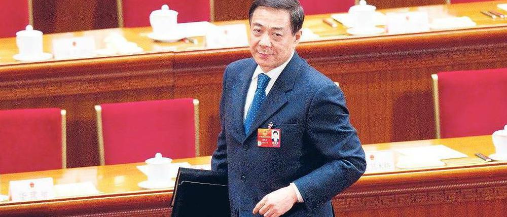 Gestürzt. Bo Xilai, der Parteichef der Metropole Chongqing, muss gehen.