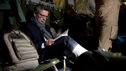 De Maizière hatte vor Kabul in Pakistan und Usbekistan Station gemacht, den aus deutscher Sicht wichtigsten Nachbarländern Afghanistans.