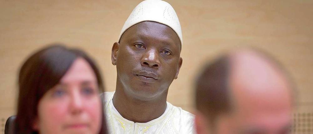 Der ehemalige kongolesische Rebellenführer Lubanga zeigte keine Regung vor Gericht.