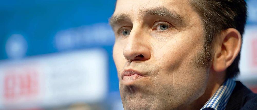 Michael Preetz mischte sich wohl zu oft in Skibbes Angelegenheiten ein 