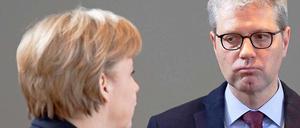 Angela Merkel, Norbert Röttgen.