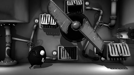 Fallen überall: Szene aus dem Rätselspiel "Escape Plan".