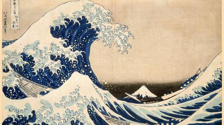 Der Holzschnitt "Die große Welle bei Kanawaga" des japanischen Künstlers Hokusai ist fast 200 Jahre alt. Das Bild zeigt, wie verwurzelt der Umgang mit den Naturgewalten in der japanischen Kultur ist. 