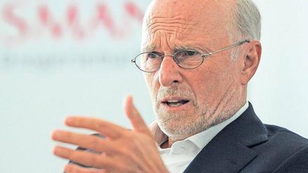 Dirk Roßmann erwartet für sein Unternehmen in diesem Jahr mindestens 5,6 Milliarden Euro Umsatz – das wäre ein Plus von mehr als zehn Prozent. 