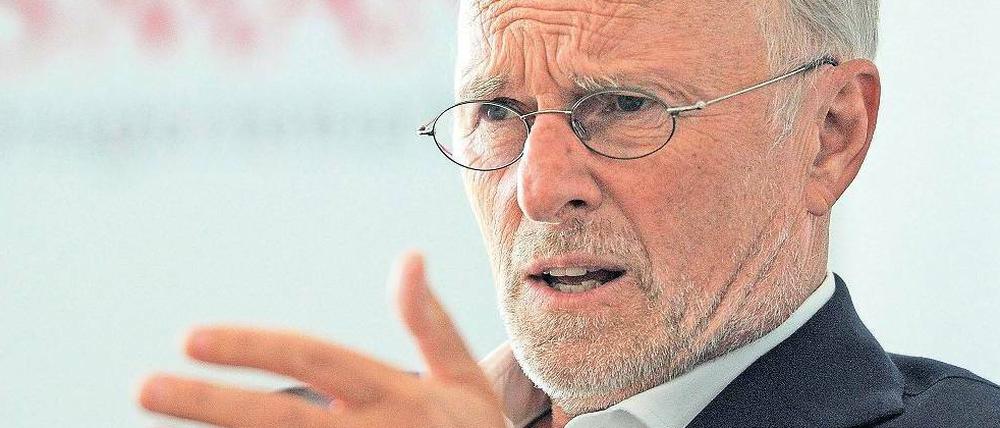 Dirk Roßmann erwartet für sein Unternehmen in diesem Jahr mindestens 5,6 Milliarden Euro Umsatz – das wäre ein Plus von mehr als zehn Prozent. 