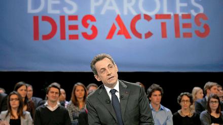Sarkozy rückt Marine Le Pen auf die Pelle. Am rechten Rand versucht er Wähler abzuschöpfen. 