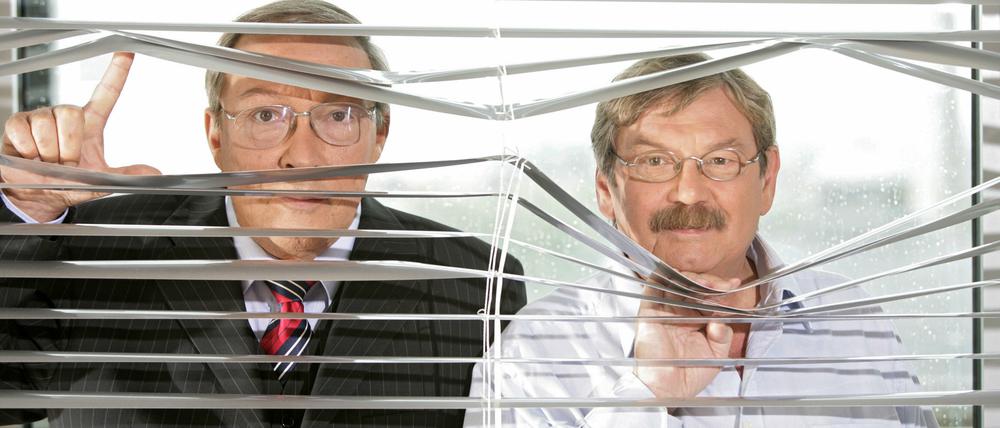 Nach der 50. Folge ist Schluss für Herbert Schmücke (Jaecki Schwarz, l.) und Herbert Schneider (Wolfgang Winkler). 