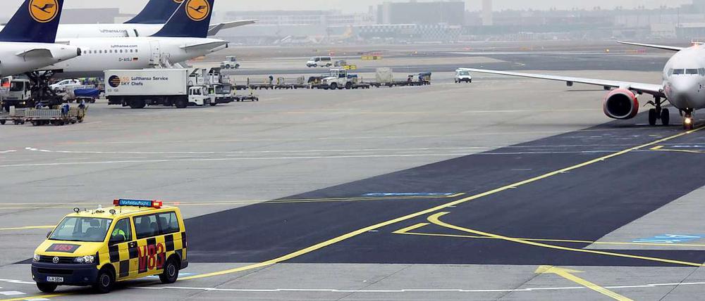 Die Vorfeldbeschäftigten am Frankfurter Flughafen müssen zurück an die Arbeit.