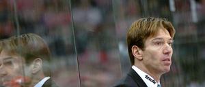 Vorsichtige Freude. Kölns Trainer Krupp.