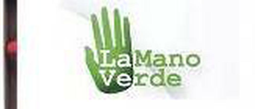 La Mano Verde, Uhlandstr. 181–183, Charlottenburg, Tel. 82703120, Di. bis Sa. 12–15.30 und 18–23 Uhr.