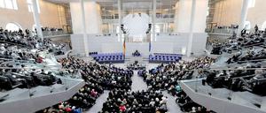 Die Bundesversammlung wählt den Bundespräsidenten, hier im Juni 2010.