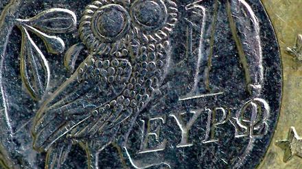 Der griechische Euro. In Zukunft werden wohl auch einige Deutsche Finanzbeamte ein Auge auf ihn haben.