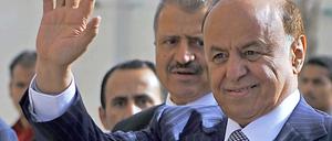 Jemens neuer Präsident Abd Rabbo Mansur Hadi. Seinem zukünftigen Wohnsitz galt der heutige Selbstmordanschlag.