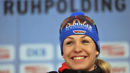 In guter Form zur Heim-WM. Magdalena Neuner hat in dieser Saison schon sieben Einzelrennen gewonnen und führt den Gesamt-Weltcup souverän an. 