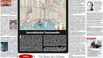 Am Donnerstag im Tagesspiegel: Die aktuelle Comicseite.