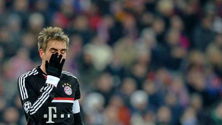 Das war nichts. Bayern Kapitän Philipp Lahm ist enttäuscht nach der Pleite im Champions-League-Achtelfinale.