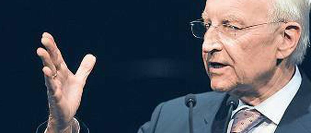 Ex-CSU-Chef Stoiber fordert eine EU-Rangliste im Kampf gegen Vorschriften.