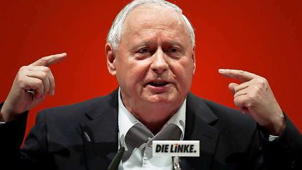 Oskar Lafontaine, Ex-Vorsitzender der Linkspartei