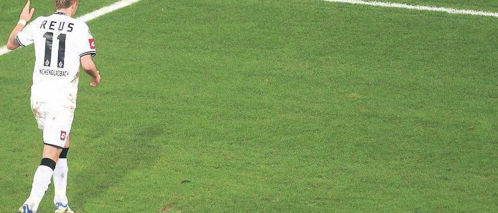 Ich bin dann mal weg. Marco Reus verlässt Mönchengladbach im Sommer und kehrt in seine Heimatstadt Dortmund zurück. Foto: dapd