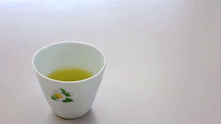 Grüner Tee.