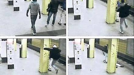 Kein Mitleid. Auch als der 31-jährige Maler auf dem U-Bahnhof Lichtenberg wehrlos am Boden lag, traten die Schläger weiter auf das Opfer ein. 