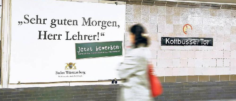 Angstmacher. Die Abwerbung junger Lehrer treibt Berlins Schulen um. Foto: Mike Wolff