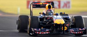 Der Reifen im Bild hinten links wurde Sebastian Vettel in Abu Dhabi zum Verhängnis.