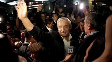 Gewinnt die Präsidentschaftswahl in Guatemala: Otto Perez.
