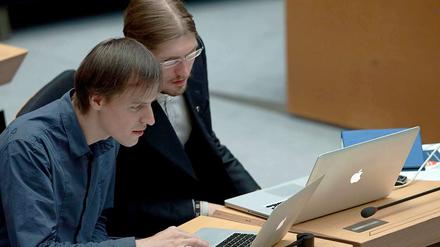 Panne beim E-Mail-Versand: Die Piratenfraktion im Berliner Abgeordnetenhaus.