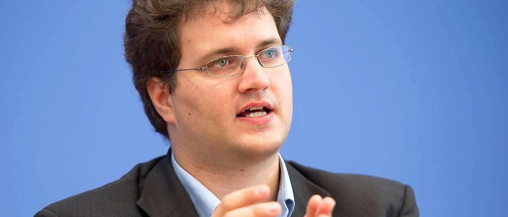 Der Bundesvorsitzende der Piratenpartei, Sebastian Nerz.