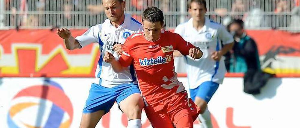 Flügelflitzer Christopher Quiring erzielte im Spiel gegen den Karlsruher SC bereits sein viertes Saisontor.