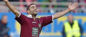 Itay Shechter war nach seinem Treffer zum 1:0-Sieg auf dem Betzenberg der Mann des Tages.