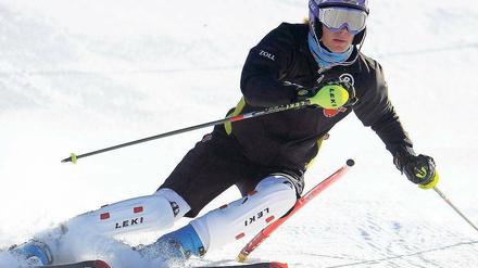 Neue Saison, neuer Name. Maria Riesch fährt künftig als Maria Höfl-Riesch über die Skipisten. Foto: dapd