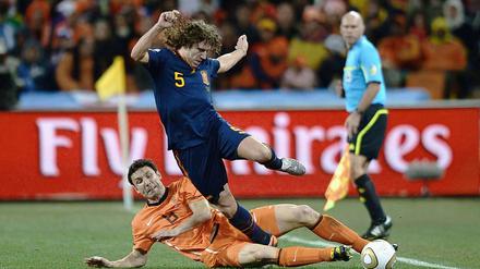 Mark van Bommel in seinem Element.